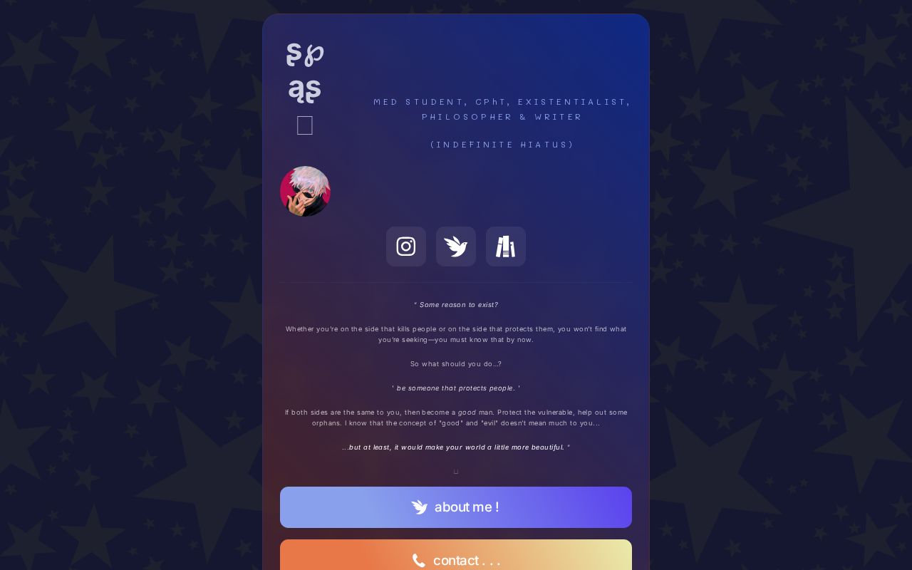 Carrd profile picture for @spas